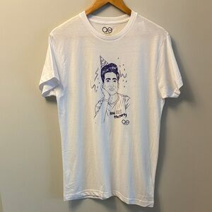 NWT Queer Eye “You ARE the party” tshirt White Size Small